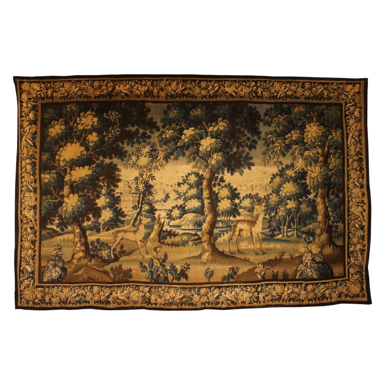 Flemish Verdure Tapestry, 17th Century