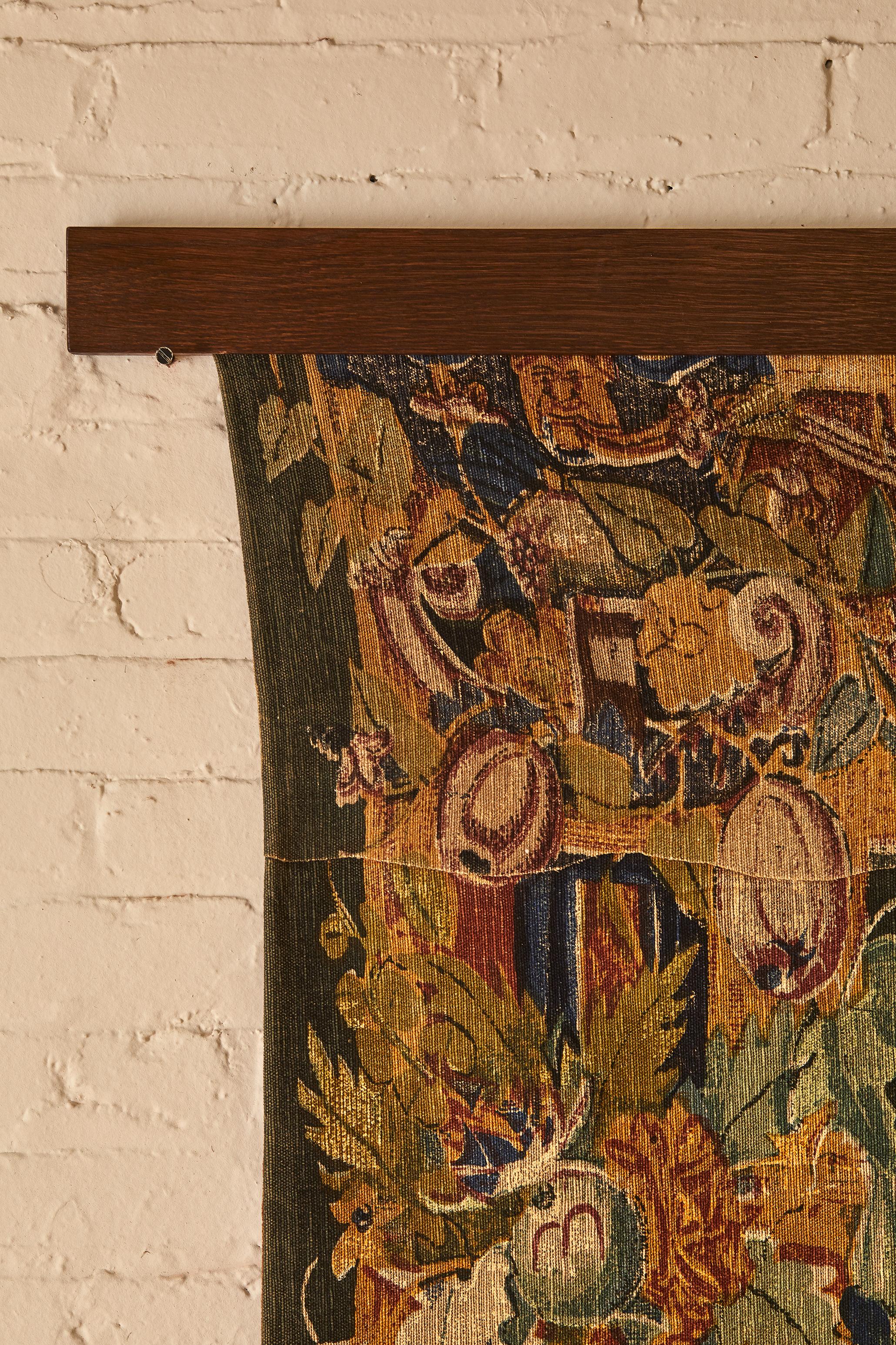 French Verdure Tapestry in the Manner of D'art De Rambouillet Ateliers