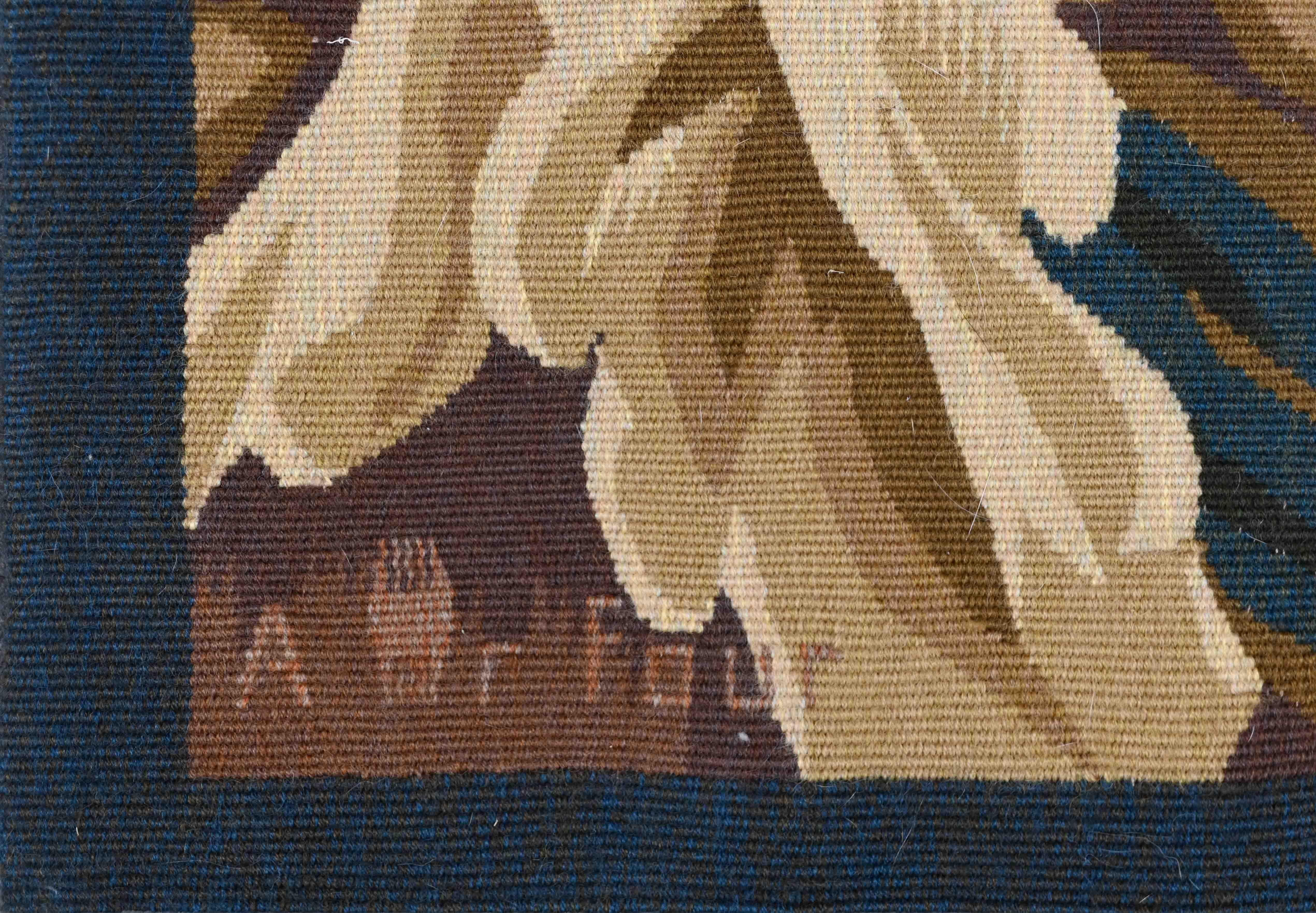 XIXe siècle Tapisserie Verdure Manufacture Aubusson - 19ème siècle - L1m15xH1m24 - No. 1426 en vente
