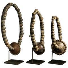 Antique Vere People, Nigeria-Cameroon, Cast Brass Necklaces or Waist Beads Collection