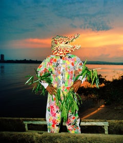 Le croco prêt pour la fête 4/5 - Contemporary Animal Portrait Photography