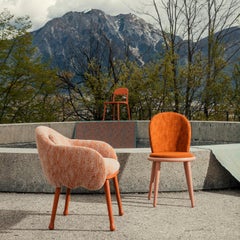 Veretta 921 Orange Chair by Cristina Celestino