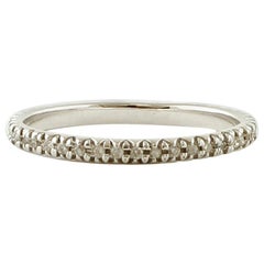 Anello moderno in oro bianco 14 carati Veretta Diamonds