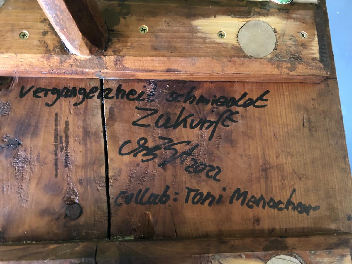 Other Vergangenheit Schmiedet Zukunft Chair by Markus Friedrich Staab For Sale