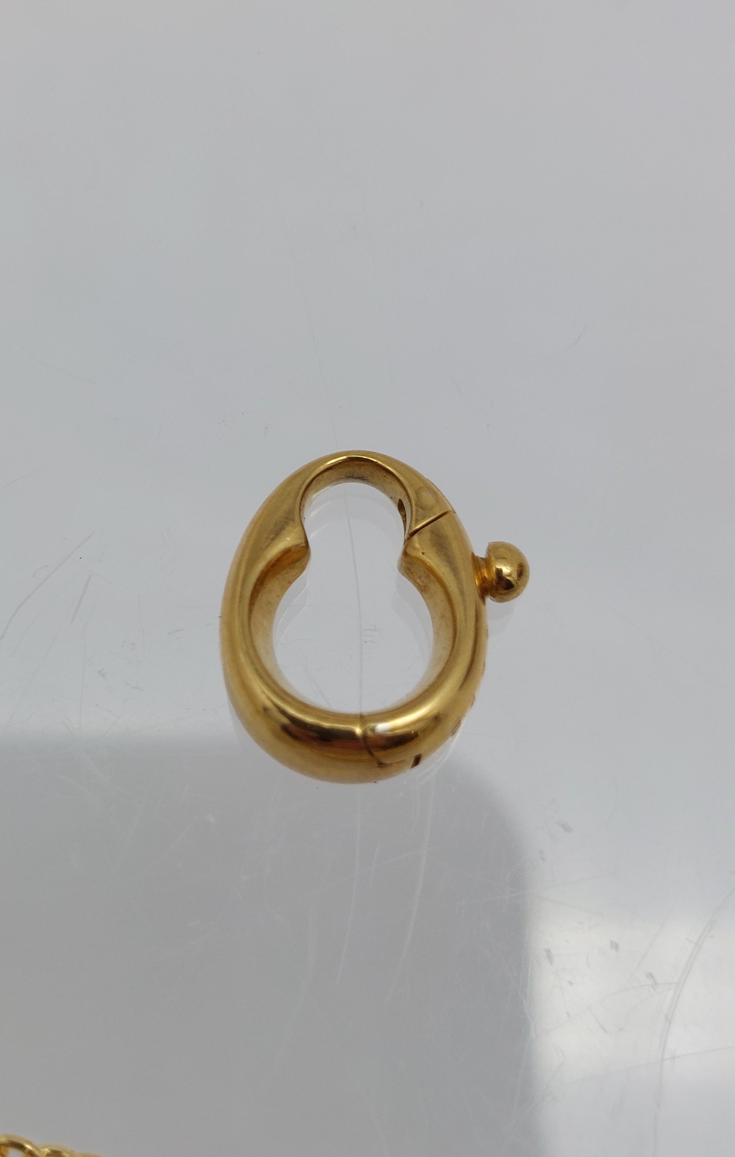 Vergano Corp Collier coeur en émail et diamants 18KT en vente 5