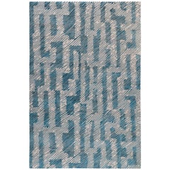 Verge Rug in Hand Knotted Wool and Silk by Kelly Wearstler