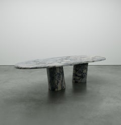 Verge Calacatta Viola Marble Table by Phillip Jividen