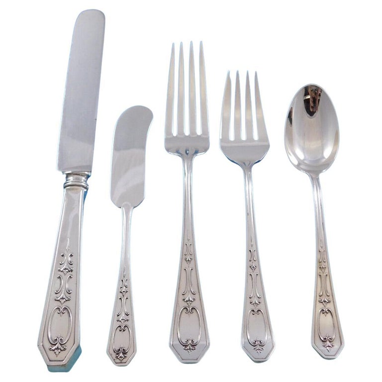 Vergennes by Frank Smith Sterling Silver Flatware Set 8 Service 40 Pcs