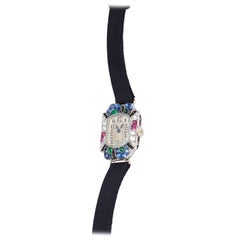 Verger Frères Art Deco Wristwatch, circa 1925