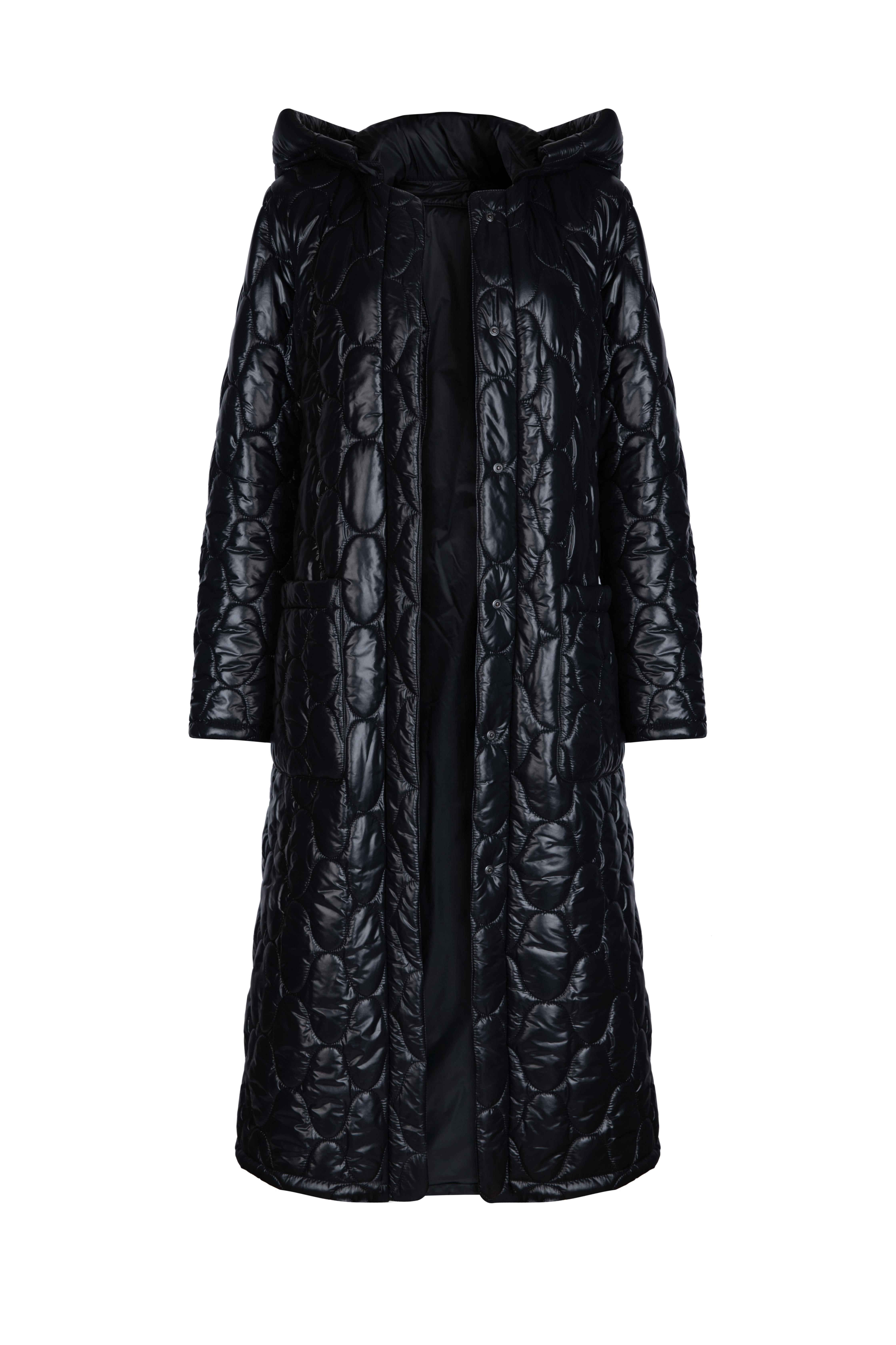 Verheyen London Aurora Quilted Coat with detachable hood - Size uk 14 For Sale 3