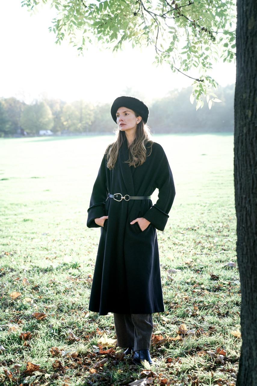 da uomo o donna Cappello Verheyen London in merino shearling nero in vendita