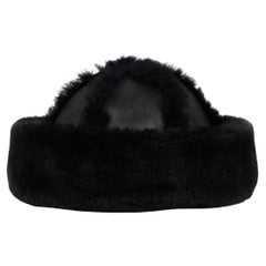 Verheyen London Black Merino Shearling Hat