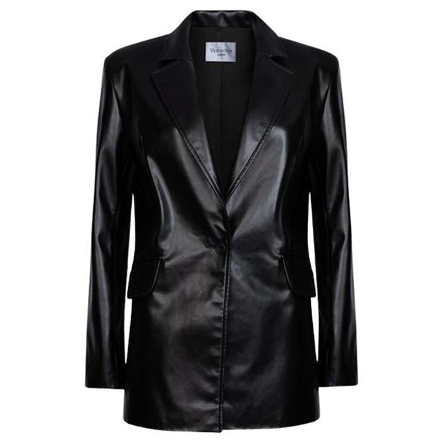 Verheyen London Chesca Oversize Blazer in Vegan Leather, Size 10 For Sale  at 1stDibs | chesca jackets
