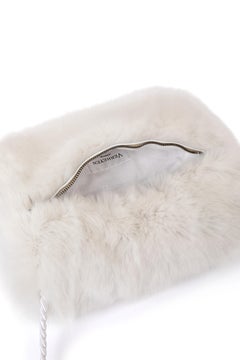 Verheyen London Faux fur Muff Bag in White