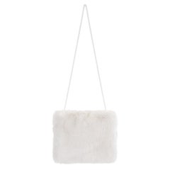Verheyen London Faux fur Muff Bag in White