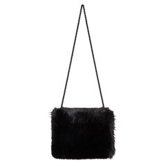 Verheyen London Faux fur Muff Handbag in Black