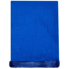 Blaue Mäntel und Jacken