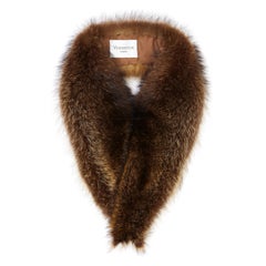 Used Verheyen London Mens Detachable Fur Collar in Raccoon - Brand New