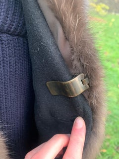 Verheyen London Mens Detachable Russian Barguzin Sable Fur Collar
