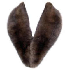 Verheyen London Mens Detachable Russian Barguzin Sable Fur Collar 