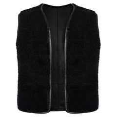 Chaleco reversible de piel de oveja Verheyen London Negro