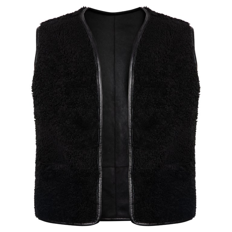 Gilet Femme En Peau De Mouton Taille M - Neuf Avec étiquettes, Style Shearling