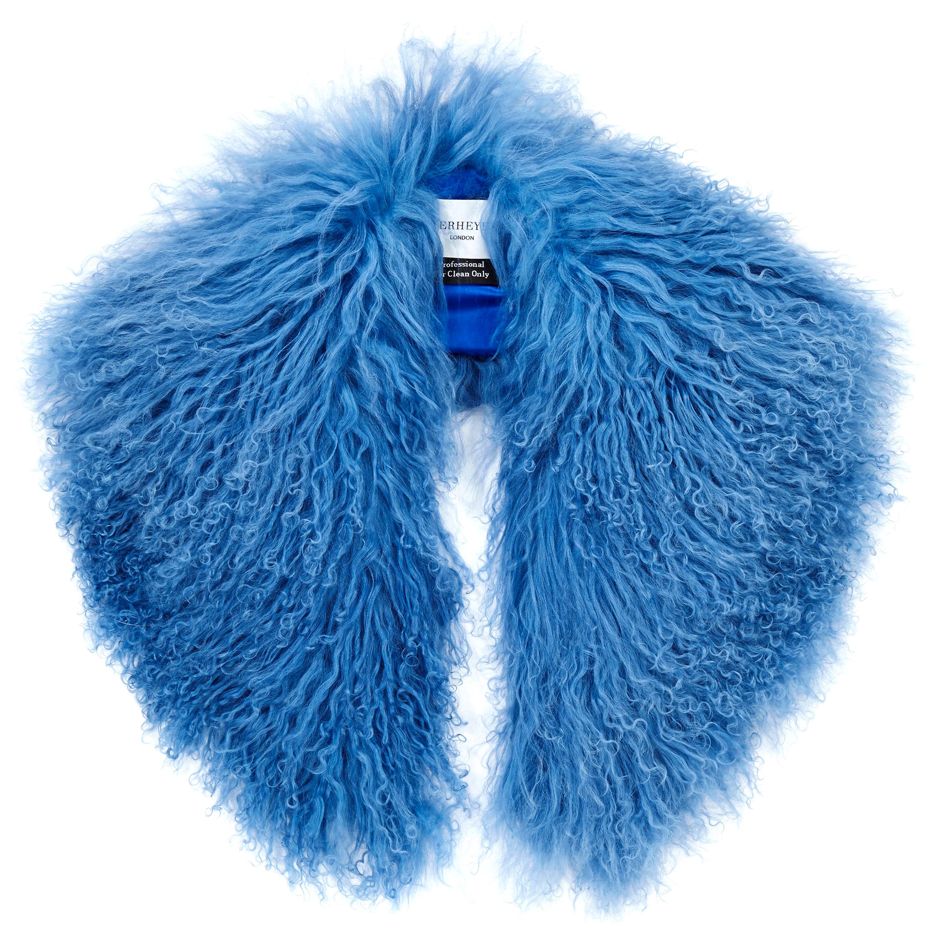 fur lined shawl