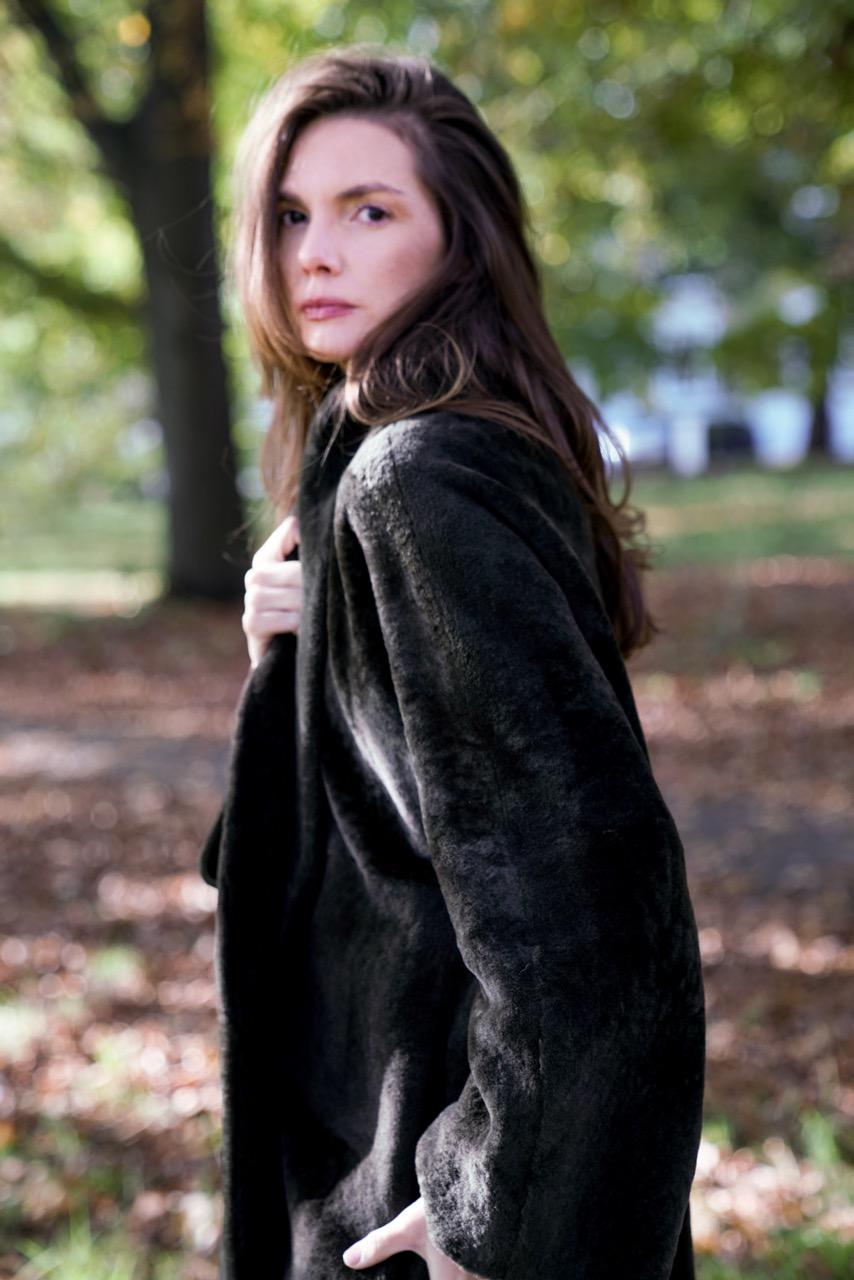 Cappotto da opera reversibile in shearling di Verheyen in Greene & Greene taglia grande uk 8-16 in vendita 5
