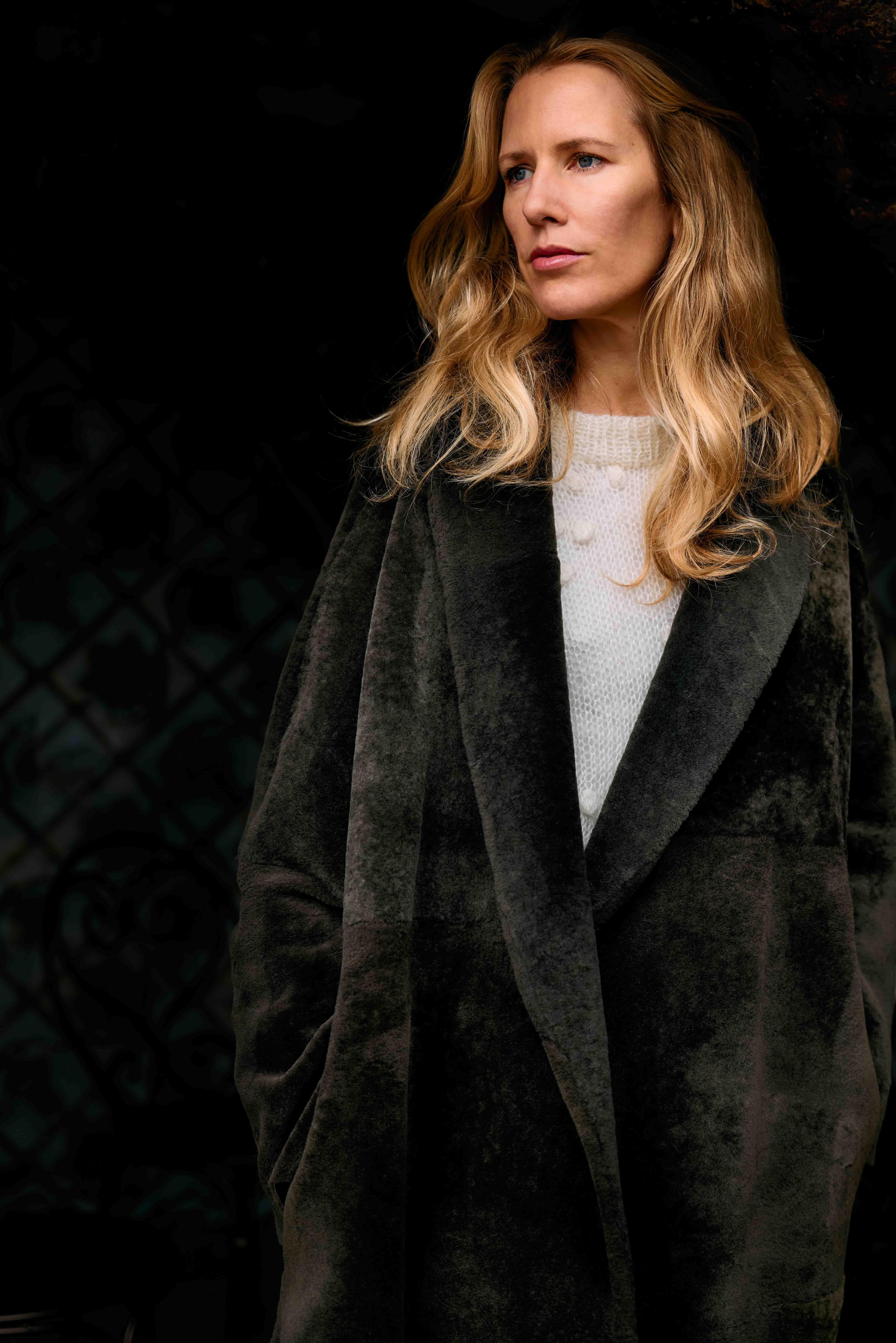 Donna Cappotto da opera reversibile in shearling di Verheyen in Greene & Greene taglia grande uk 8-16 in vendita