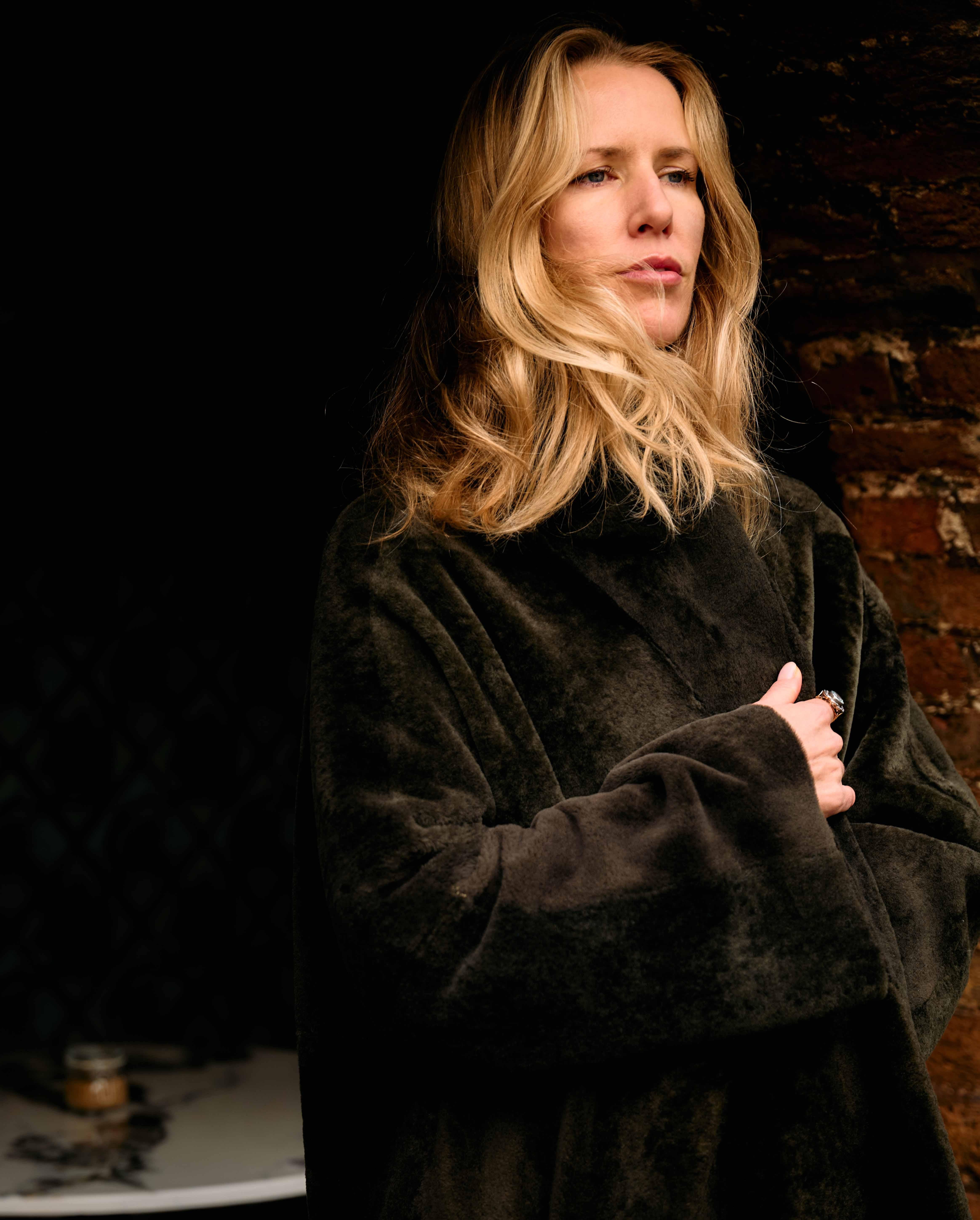 Cappotto da opera reversibile in shearling di Verheyen in Greene & Greene taglia grande uk 8-16 in vendita 2