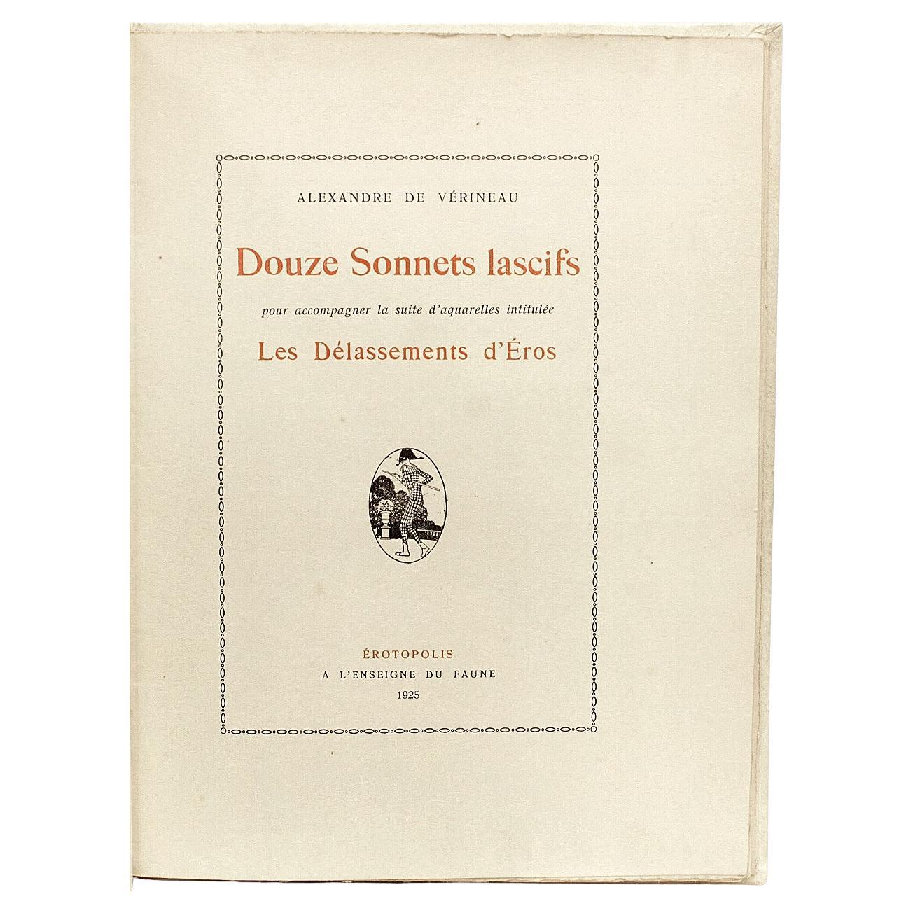 VERINEAU ( Gerda Wegener) - Douze Sonnets Lascifs - VERZIERTES EDITION - 1925