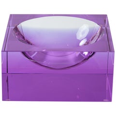 Veritas Lavender Concave Glass Square Vide Poche