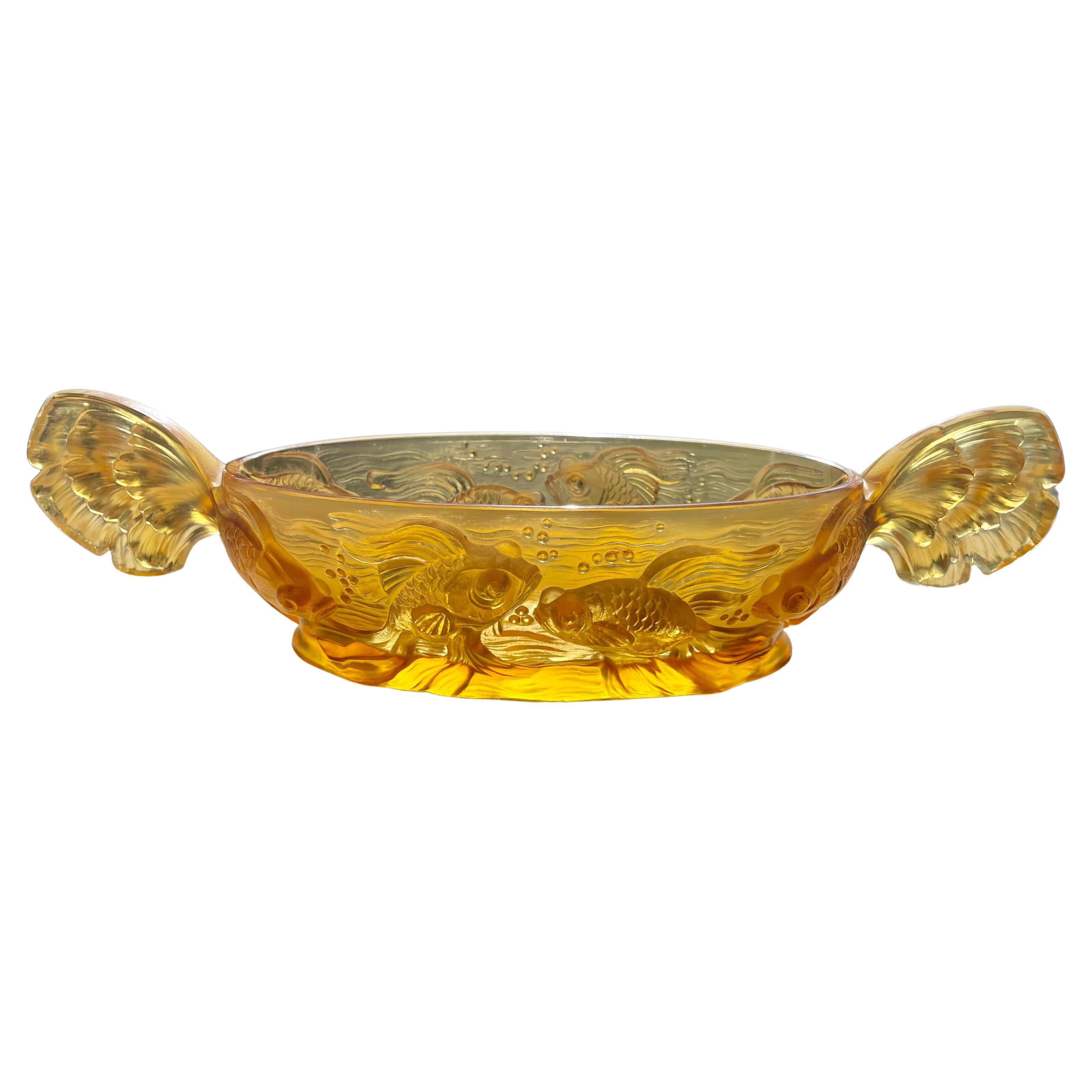 VERLYS France - Centerpiece / Fish Planter, XXth century For Sale