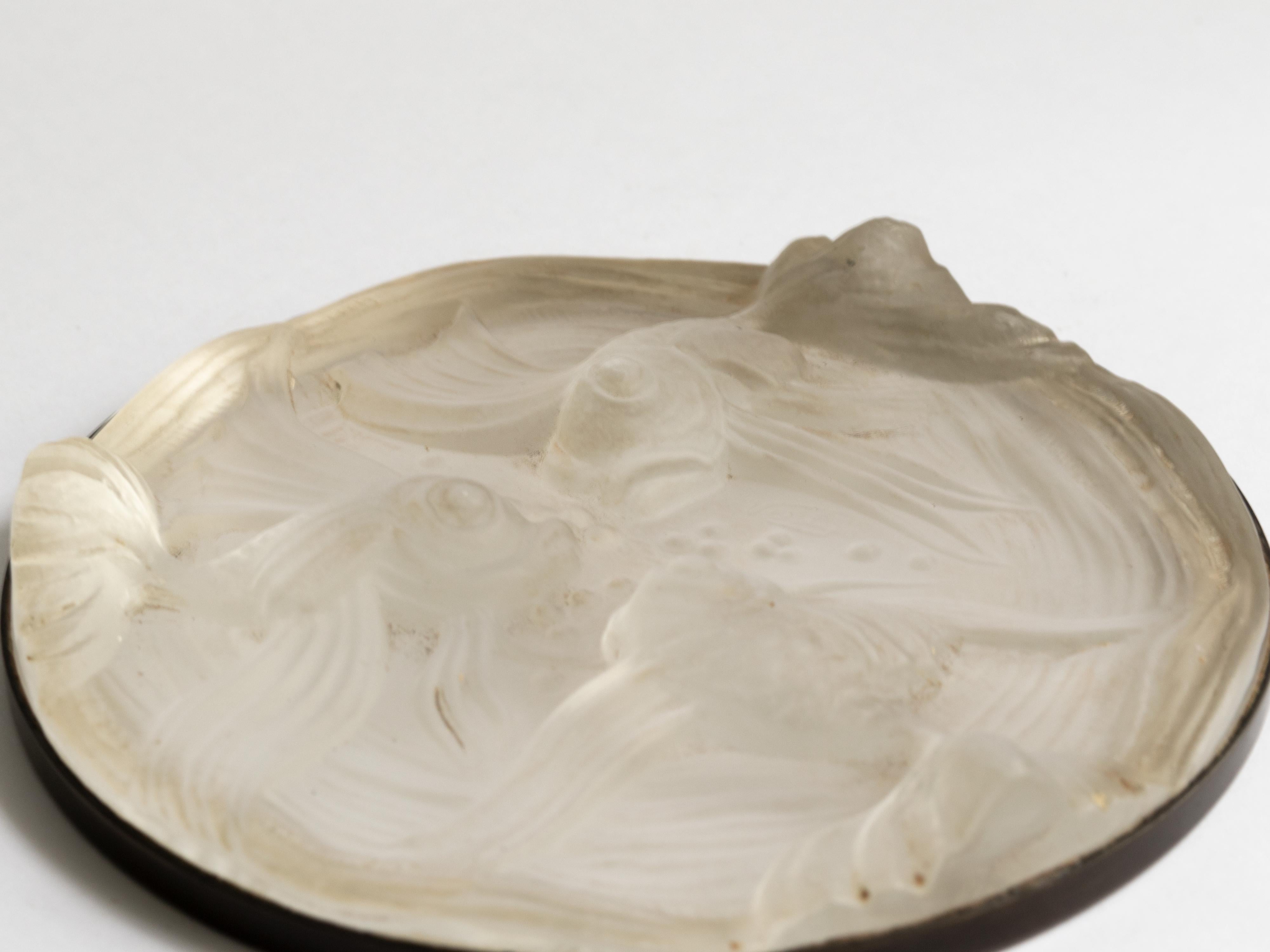 Verlys Glass Opalescent Weinuntersetzer, Frankreich, Art Deco im Angebot 10