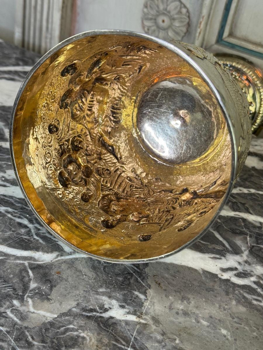 Vermeil Communion Cup, London City Hallmark, 1697 en venta 4