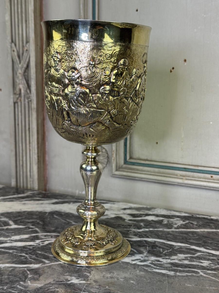 Vermeil Communion Cup, London City Hallmark, 1697 en venta 3