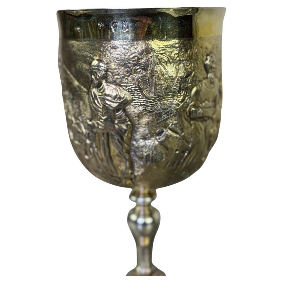 Vermeil Communion Cup, London City Hallmark, 1697