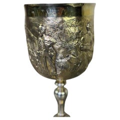 Vermeil Communion Cup, London City Hallmark, 1697