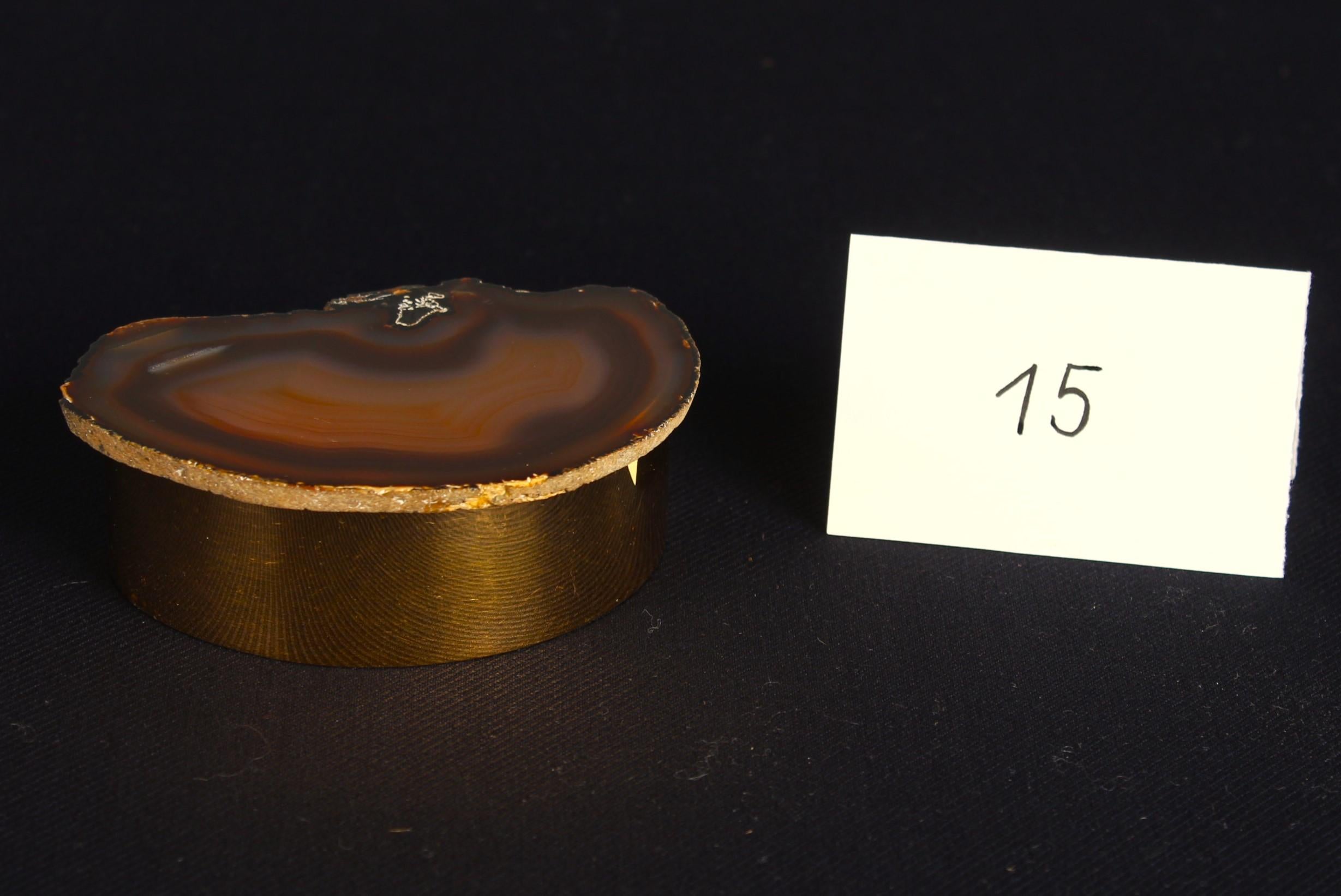 Schmuckkästchen aus Vermeil mit Edelsteindeckel, Frankreich, Silber vergoldet im Angebot 3