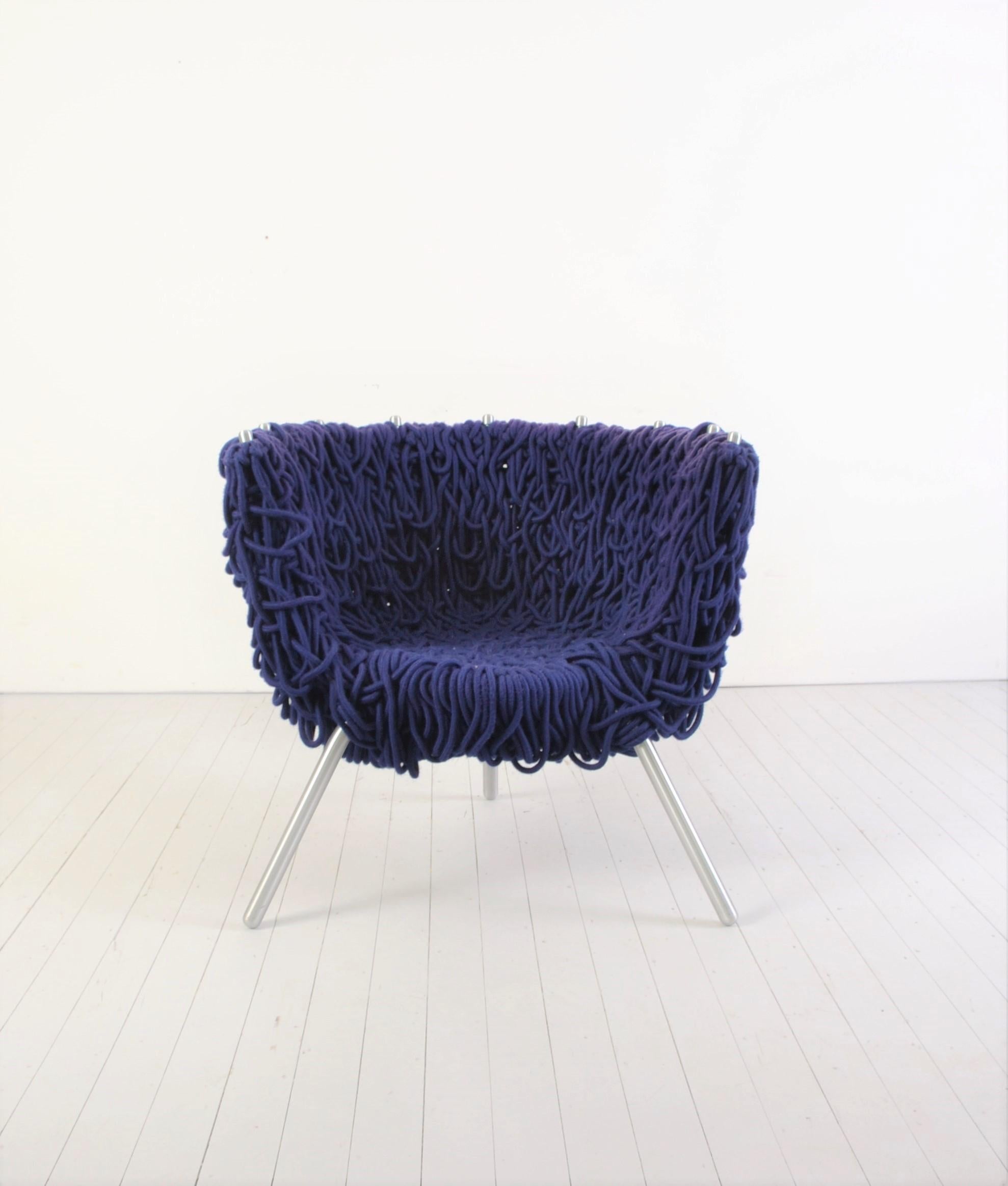 Contemporary Vermelha Chair by Humberto+ Fernando Campana for EDRA Italy