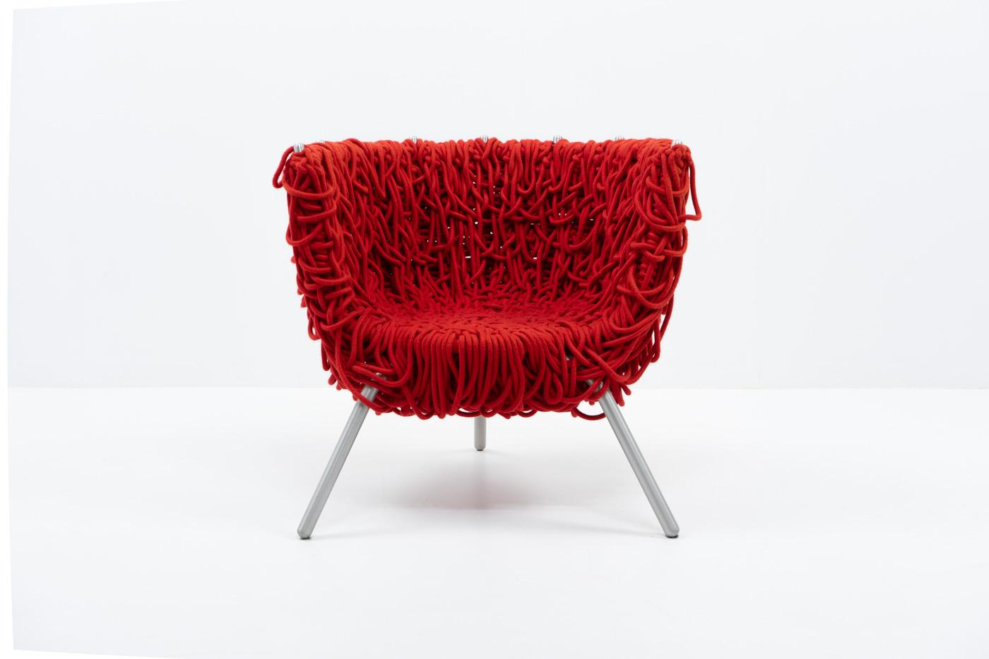 Vermelha Chair, Campana Brothers for Edra, 2000s For Sale 4