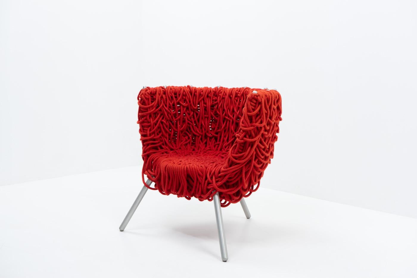 Vermelha Chair, Campana Brothers for Edra, 2000s For Sale 6