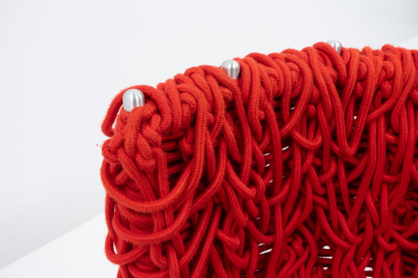 Post-Modern Vermelha Chair, Campana Brothers for Edra, 2000s For Sale