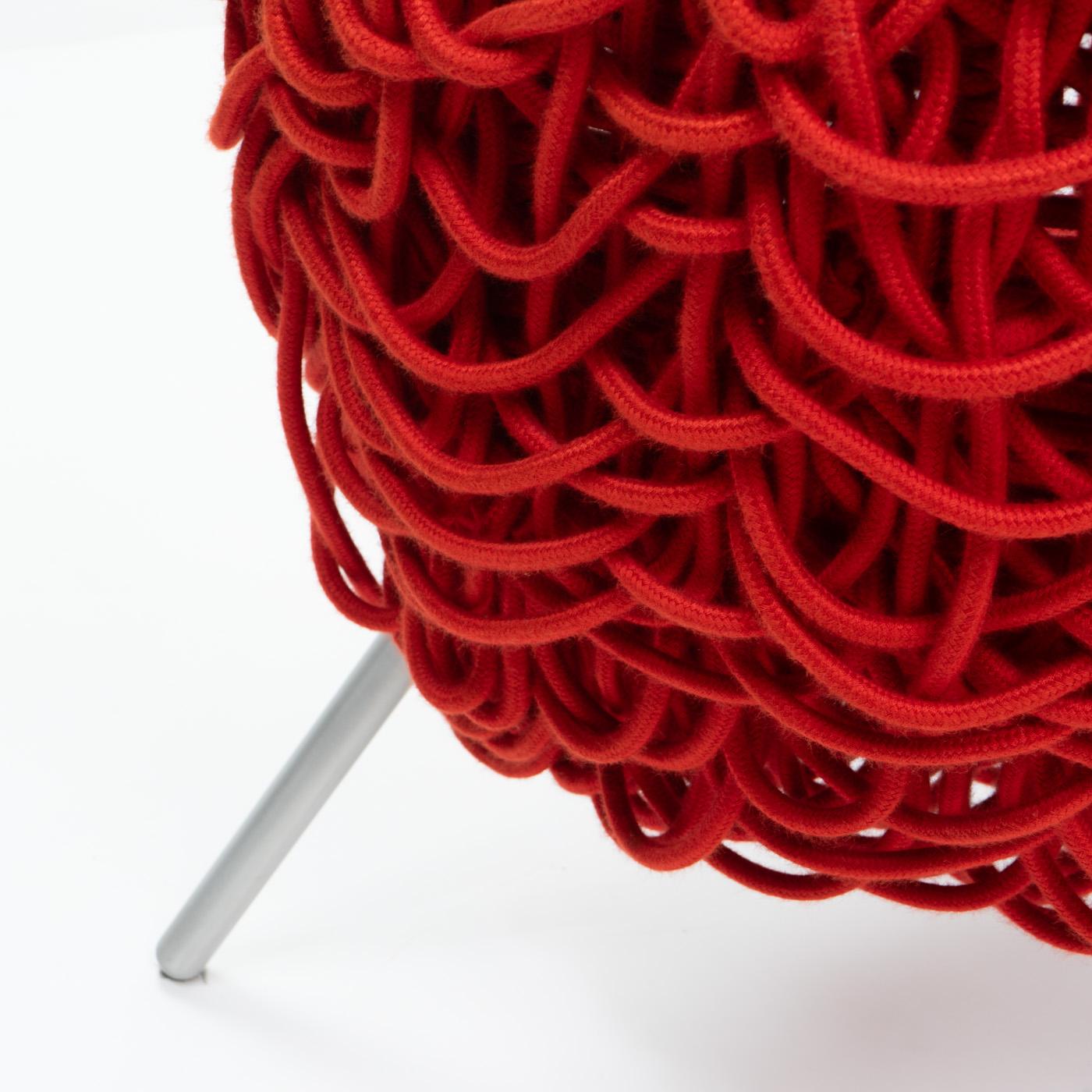 Contemporary Vermelha Chair, Campana Brothers for Edra, 2000s For Sale