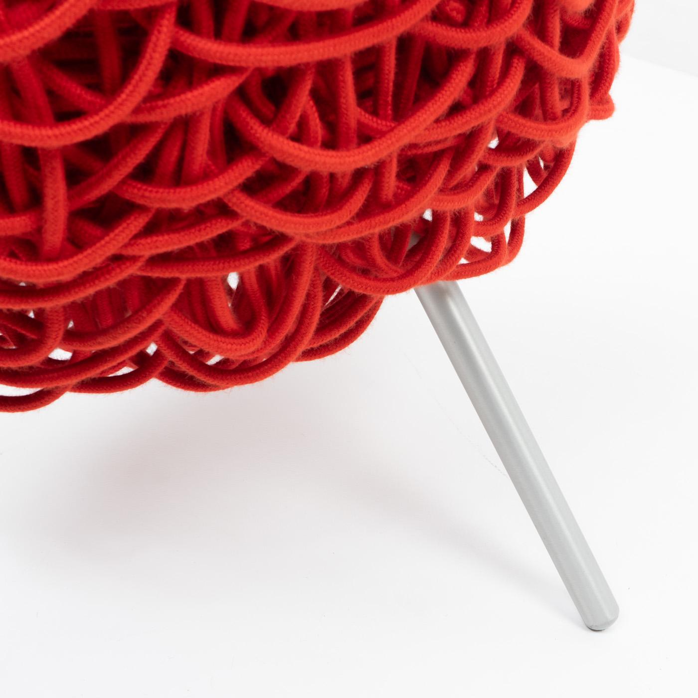 Metal Vermelha Chair, Campana Brothers for Edra, 2000s For Sale