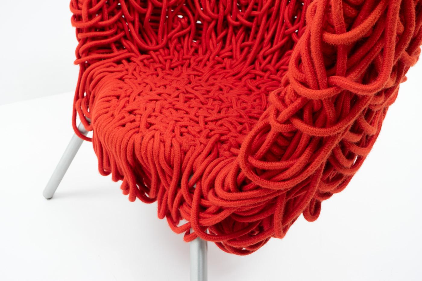 Vermelha Chair, Campana Brothers for Edra, 2000s For Sale 1
