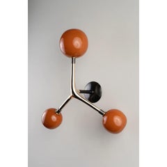 Flame Ocellus Zeitgenössische Wandleuchte aus geblasenem Glas von Isabel Moncada