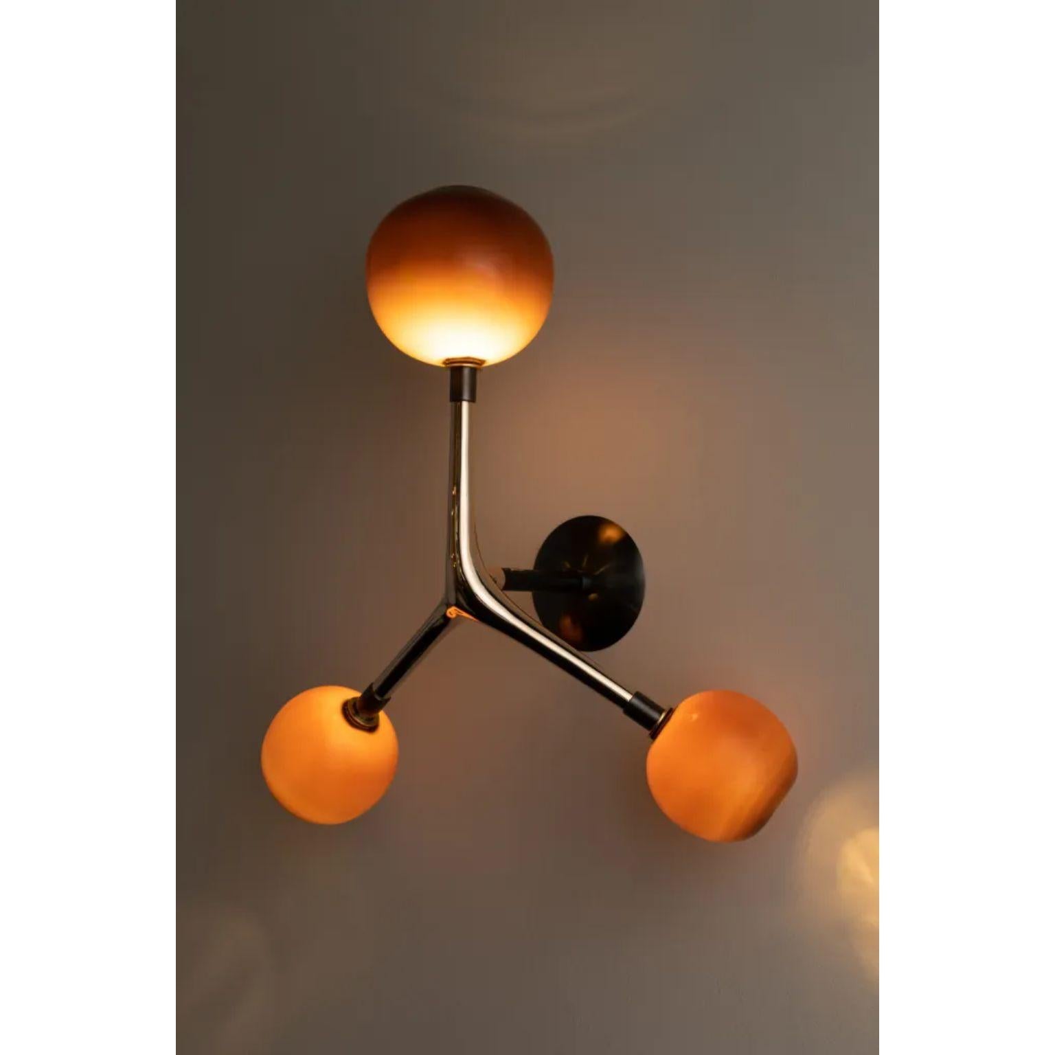 Messicano Flame Ocellus - Lampada da parete contemporanea in vetro soffiato di Isabel Moncada in vendita