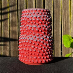 Vermillion Organic Dot Ombre Vase