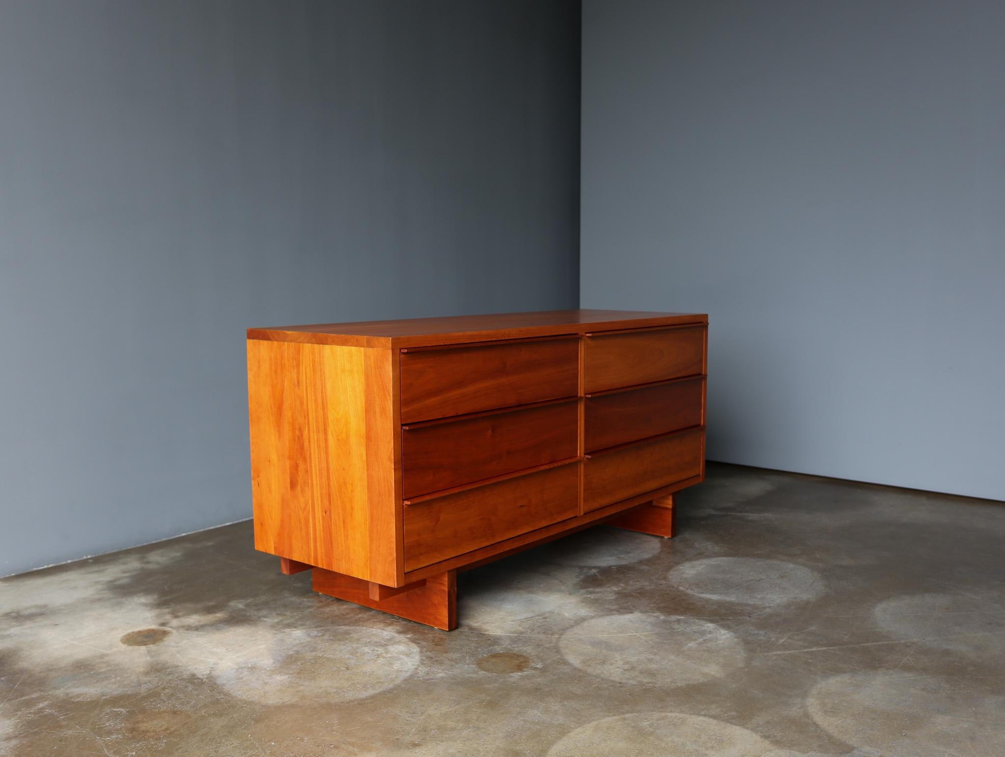 Vermont Furniture Designs Solid Cherry Wood Dresser, United States, 2008 5